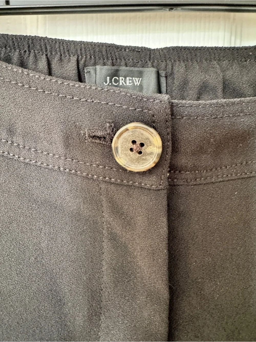 J Crew women’s tailored easy pants 365 crepe size 14. Black